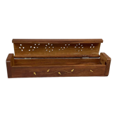 Boîte allongée en bois Inde