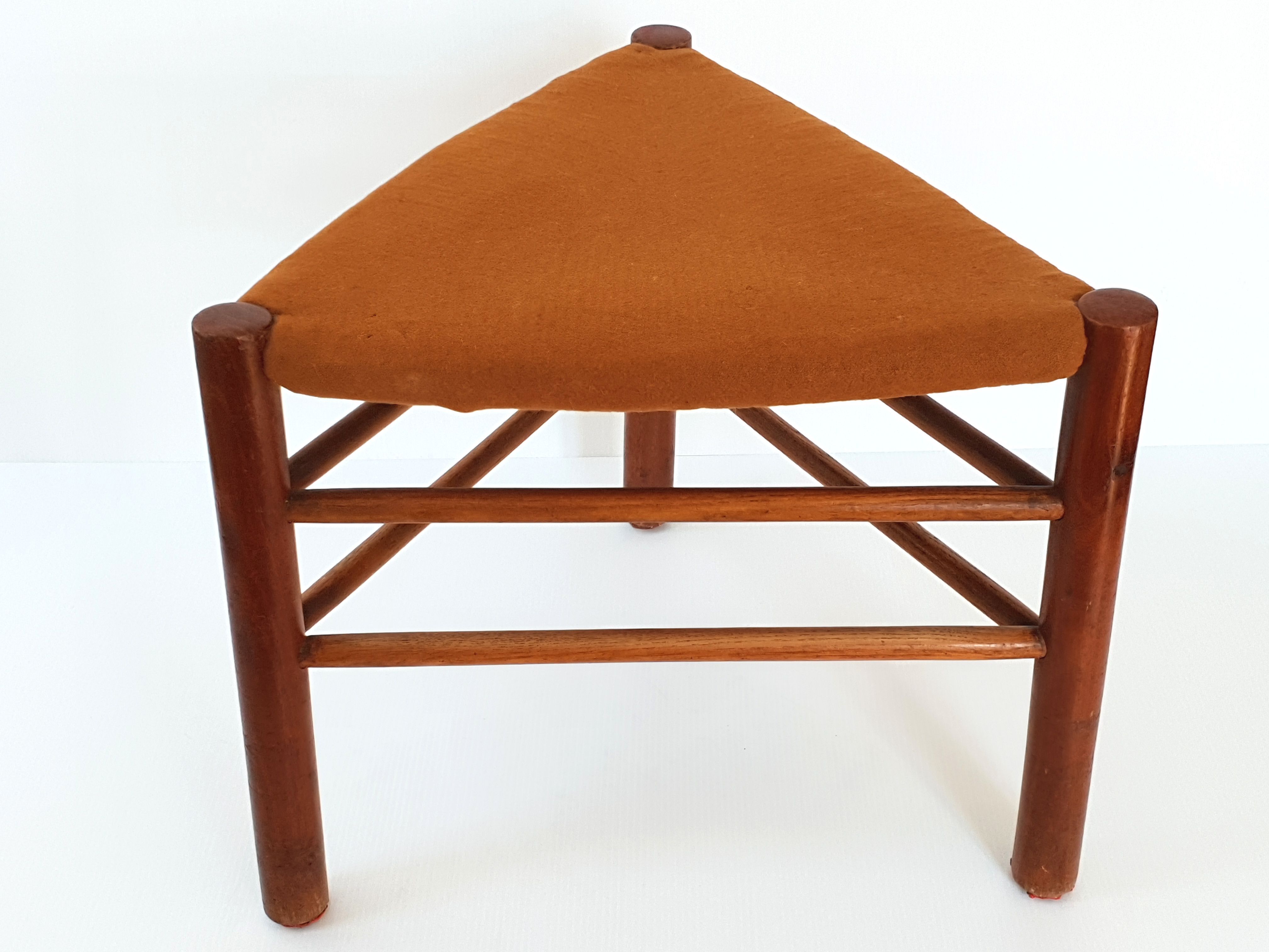 Scandinavian teak stool 1960