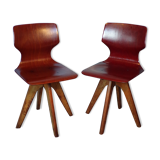 Pair of vintage children's chair Fl-totto