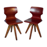 Pair of vintage children's chair Fl-totto