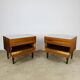Pair of Scandinavian teak bedside tables, 1960s