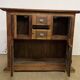 Buffet en bois d'acacia massif 4 portes, 2 tiroirs