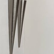 Vintage wall light pair, metal, France, 1980.