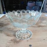 Coupe à fruits ancienne en verre