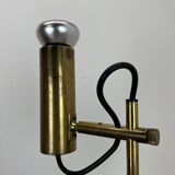 Unique 3-spot brass ceiling light koch and lowy style omi lighting germany, 1970