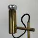 Unique 3-spot brass ceiling light koch and lowy style omi lighting germany, 1970