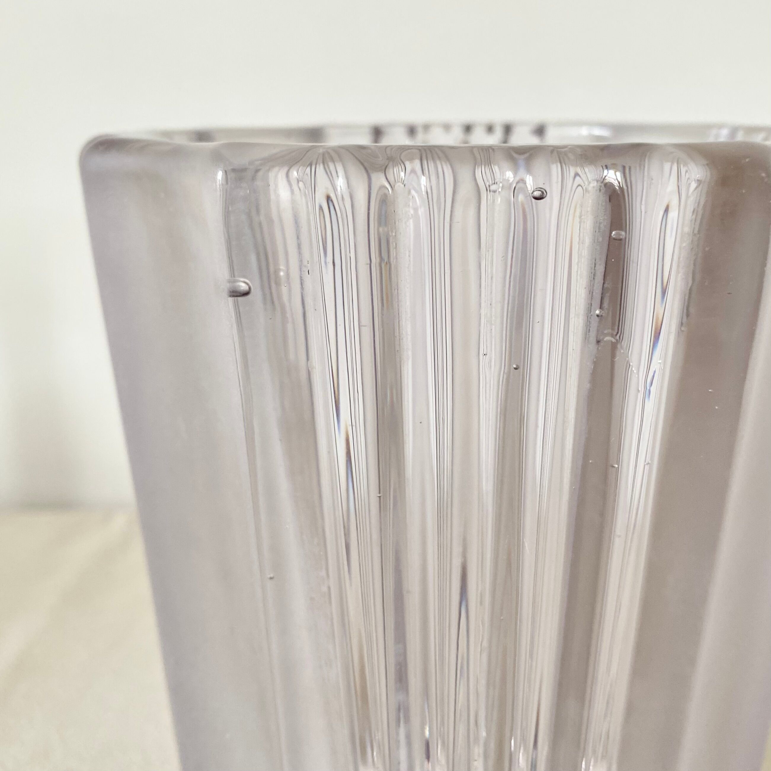 Art deco glass vase