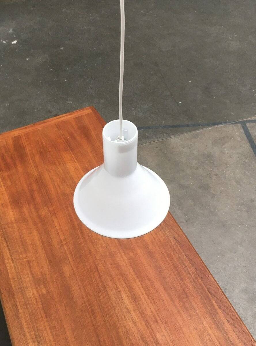 Vintage Mini Suspension Lamp P&T Danish by Michael Bang for Holmegaard, 1970s