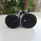 Pair of large Scandinavian teak candlesticks, vintage 1960.