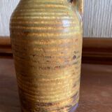 Vintage stoneware vase signed