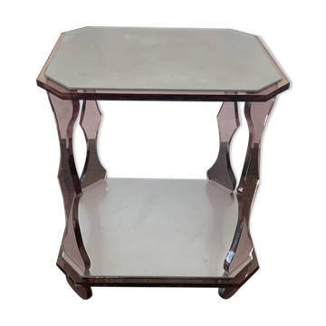 Table d'appoint en plexiglas