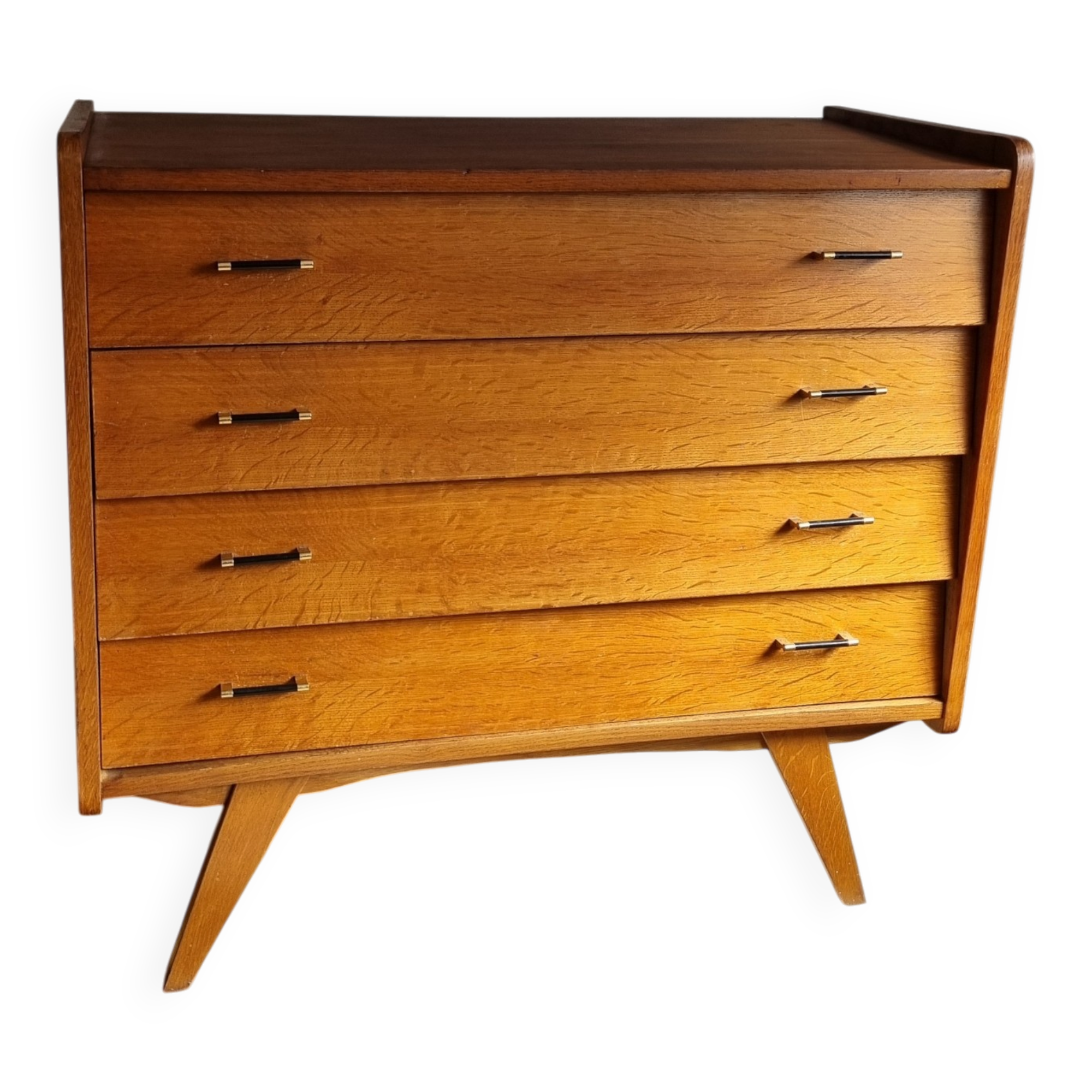 Vintage commode with tapered legs
