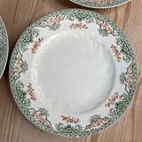 Set of 4 Longwy Bruges plates