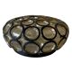 Iron or structured glass wall light by Limburg, 1960s, Germany.