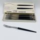 Set of 6 Savoyard fondue forks by Le Creuset with original box.