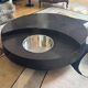 Willy Rizzo Coffee Table ‚Yin Yang‘, Brown Lacquer and Silve, Italy 1970s