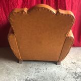 Pair of club armchairs