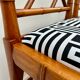 Ensemble de deux chaises Faux Bamboo Chippendale rénovées
