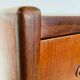 Vintage Danish mid-century teak tallboy chest of drawers 1960s