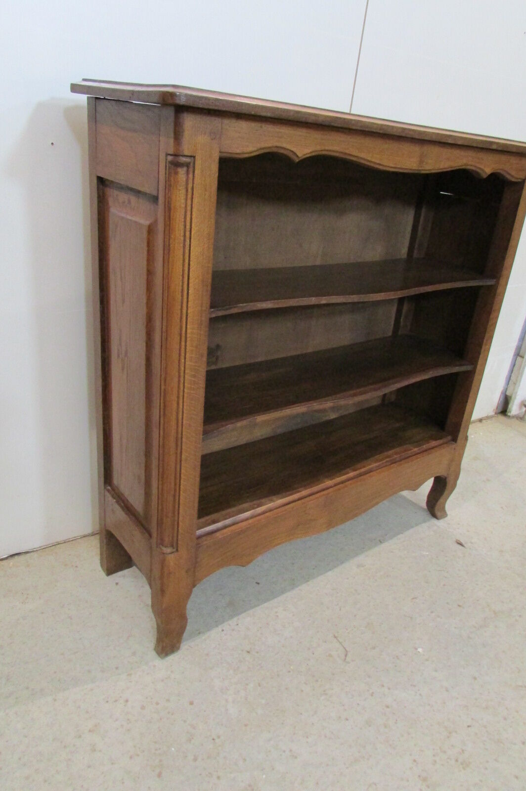 Small bibus in solid oak entrance bookcase