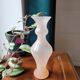 Pink opaline soliflore vase