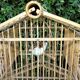 bamboo bird cage form pagoda 1960s - 70