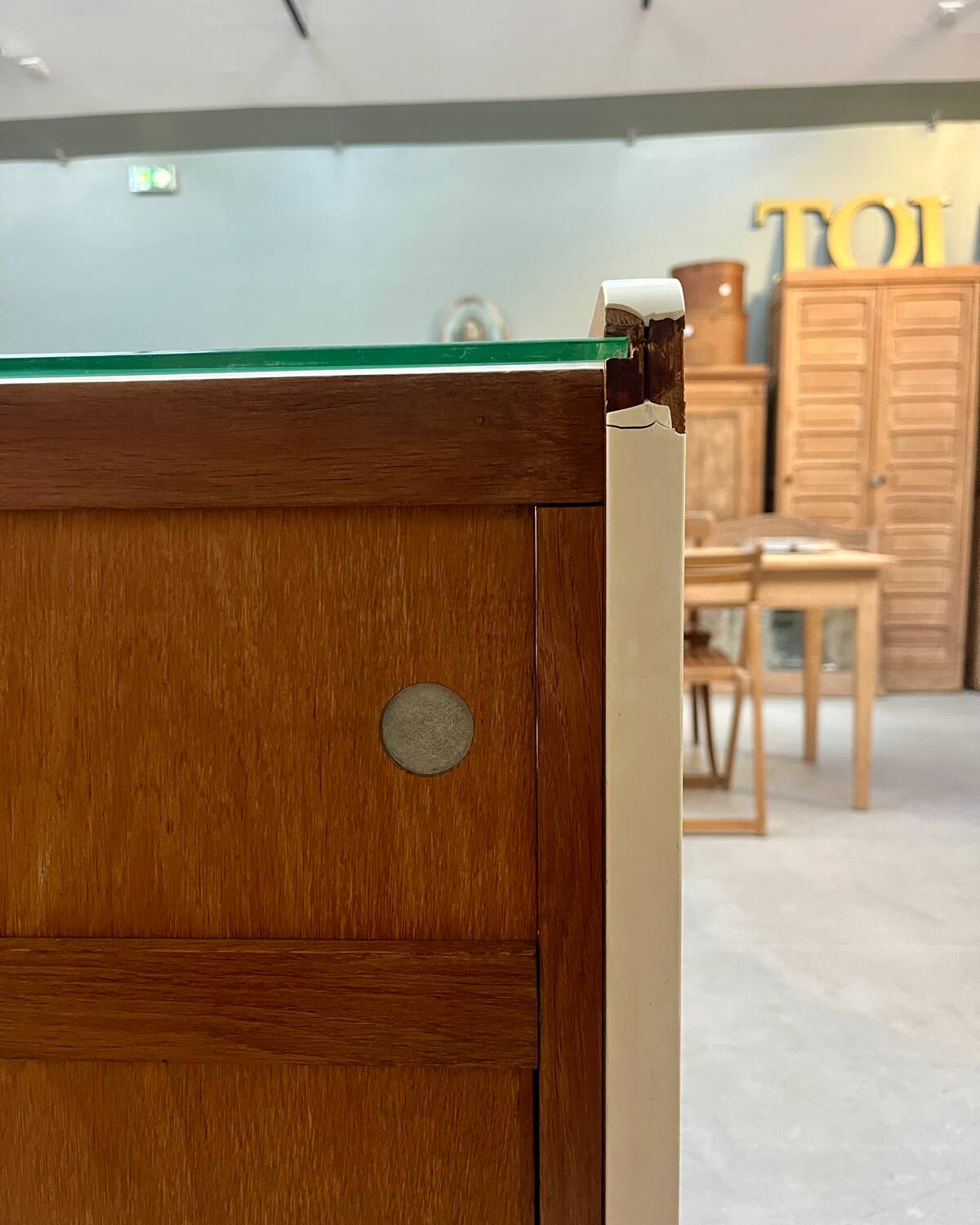 1950s Siegel Paris display counter (renovated)