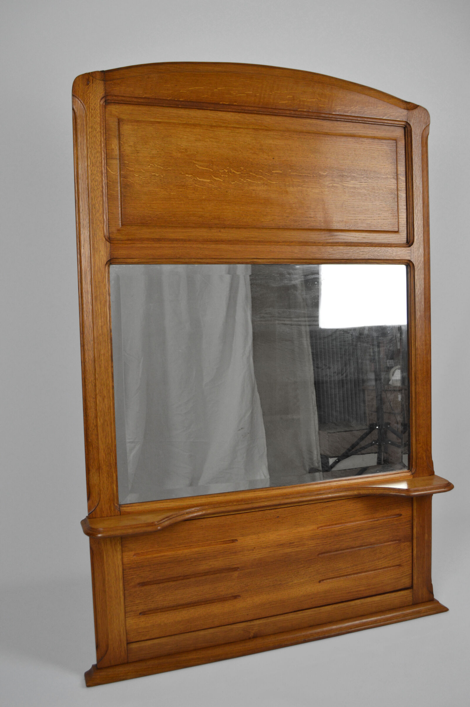 Art Nouveau trumeau mirror around 1910