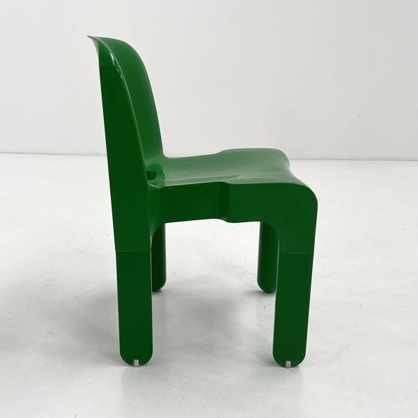 Chaise Universale verte Modèle 4868 par Joe Colombo pour Kartell, 1970