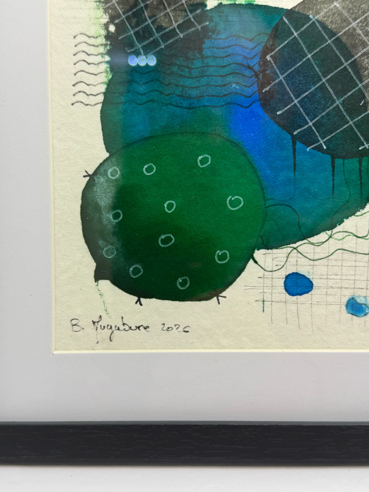 Duo of original paintings - Contemporary abstract art / Organ series