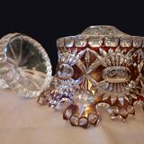 Red crystal fruit bowl