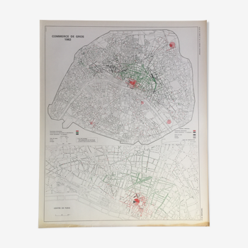 Map Paris 1962