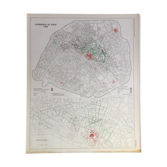 Map Paris 1962