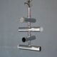 Chrome chandelier vintage 1970 swivel design