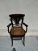 Thonet armchair from Vienna, stamped, bent wood and caning – circa 1900