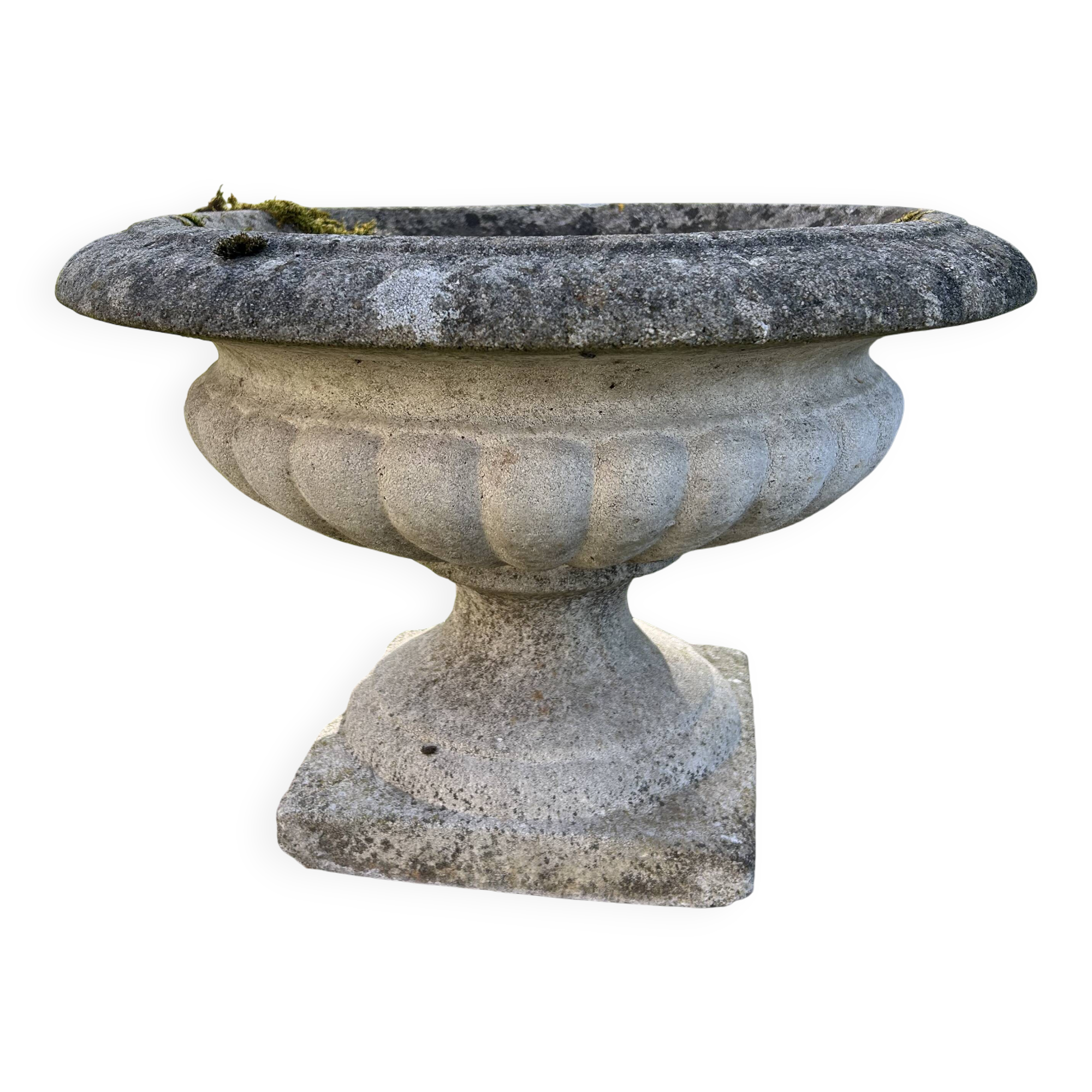 Médicis stone jardinière vase