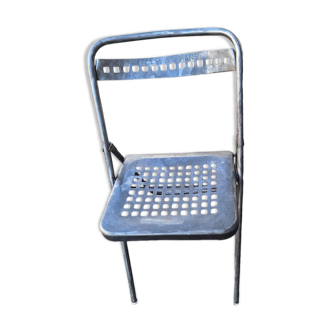 Iron folding chair