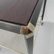 Vintage coffee table on castors with singles rack