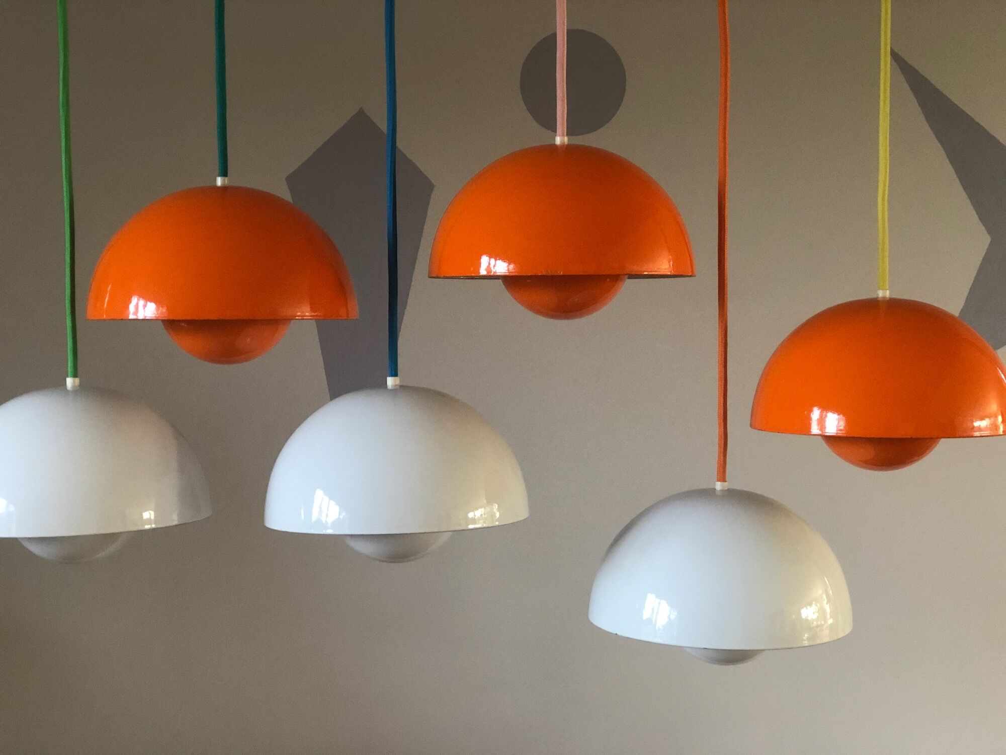 Verner Panton flowerpot pendant lamp by Louis Poulsen, Denmark