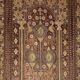 18th Century Indo-Portuguese Embroidery with Gold Thread on Velvet