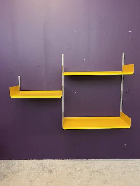 Modular shelving system by designer Dieter Rams, produced by Vistoe