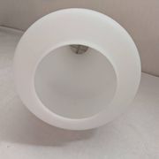 White opaline lampshade from the 1960s