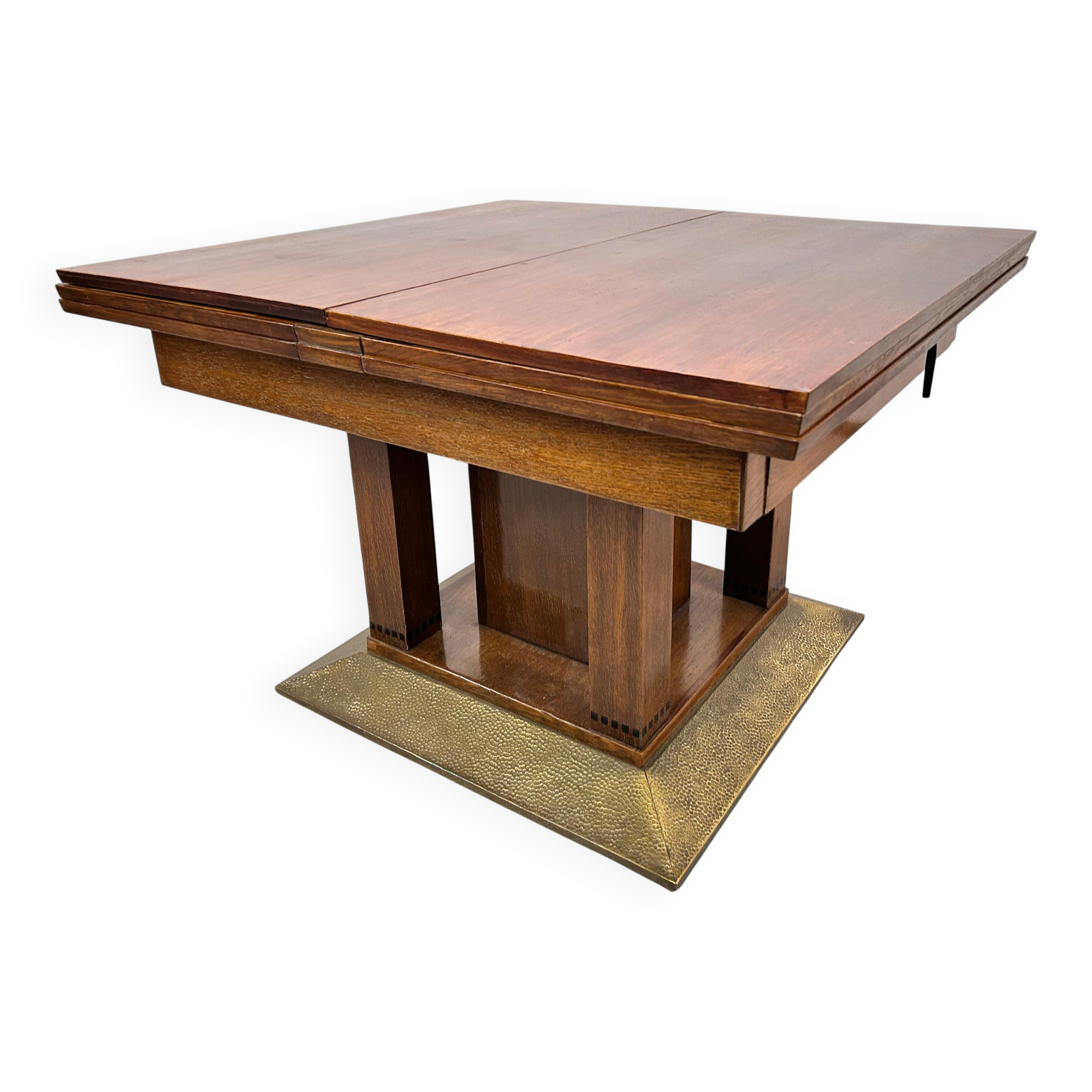 Large dining table for 16 people attributed to Joseph Maria Olbrich.