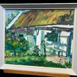 Knife painting signed Moun-Pollat
