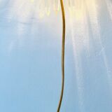 Wall lamp glass, brass, 50s