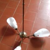 3 branch chandelier 1970