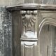 Louis XV style fireplace in black Belgian marble circa 1880