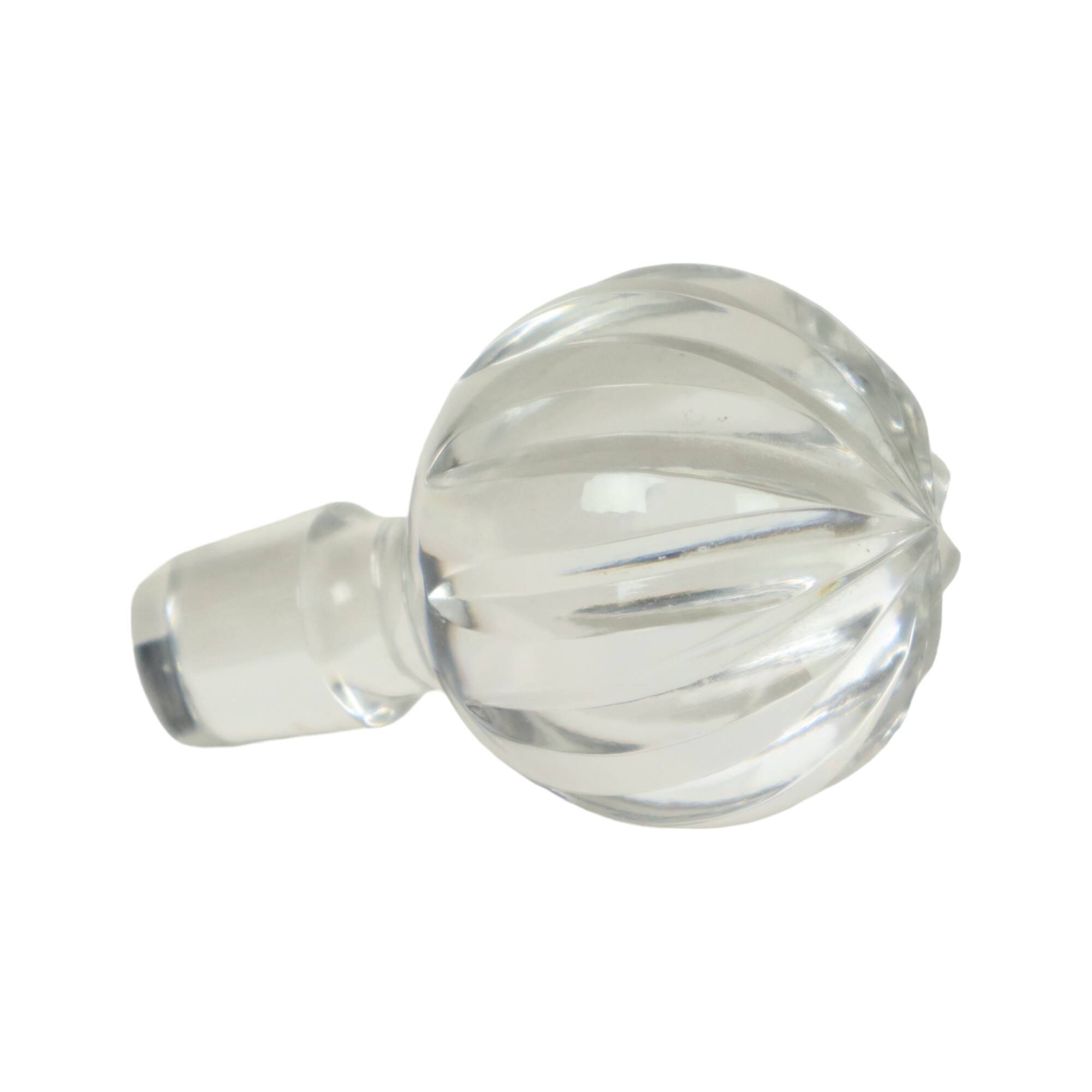 Vintage Samobor Crystal Decanter Ship Decanter Star Motif Lead Crystal
