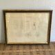Architectural drawing 1857, glazed wood frame