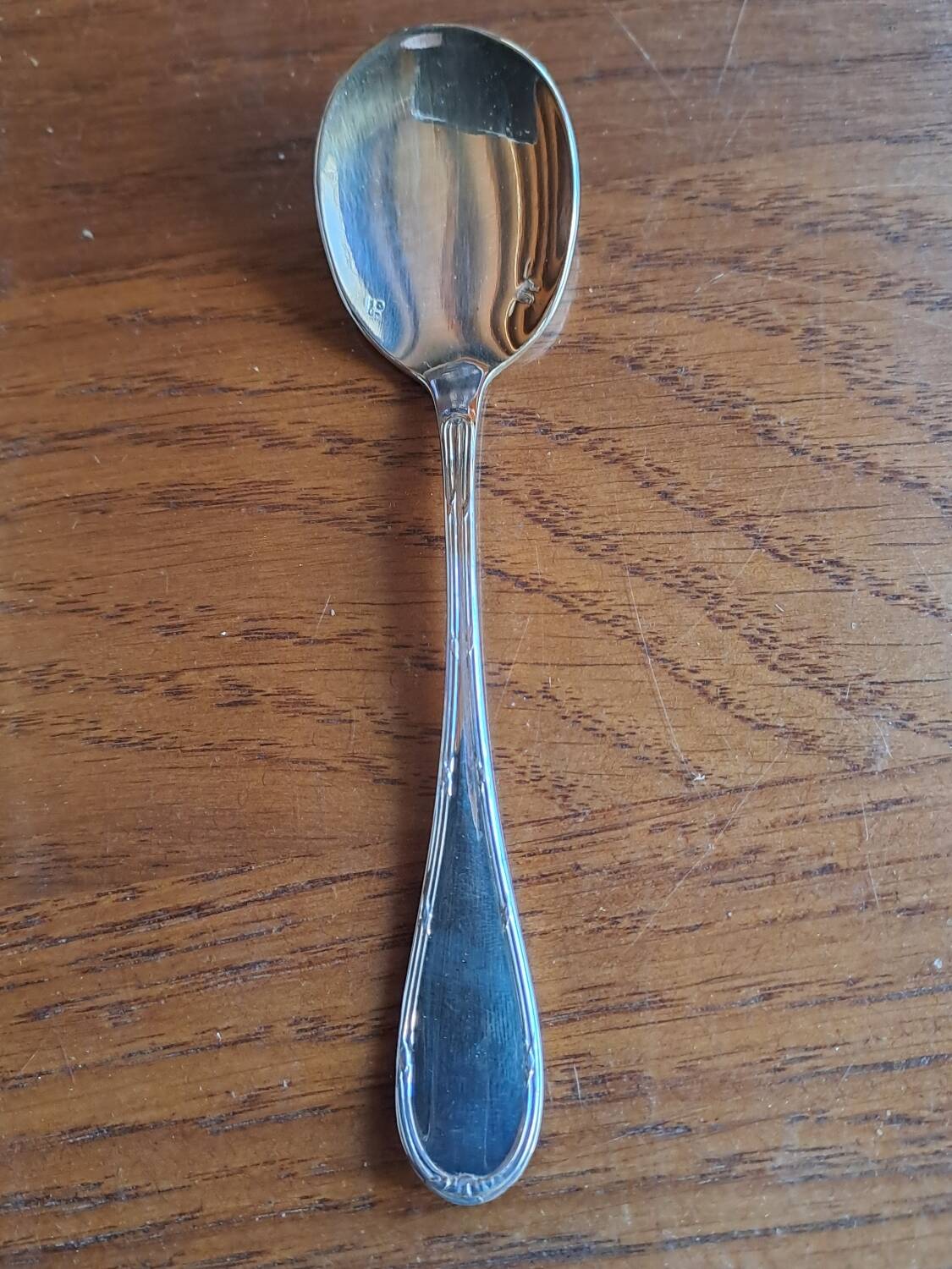 Silver-plated dessert or champagne glass
